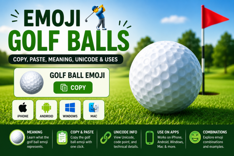 emoji golf balls