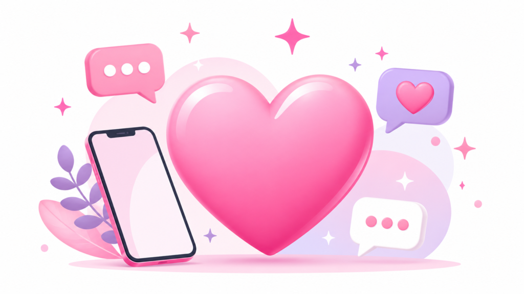 what does a pink heart mean in emoji