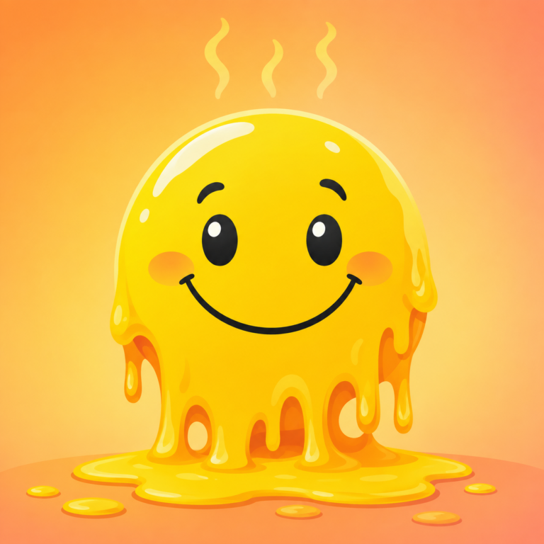 what does the melting face emoji mean